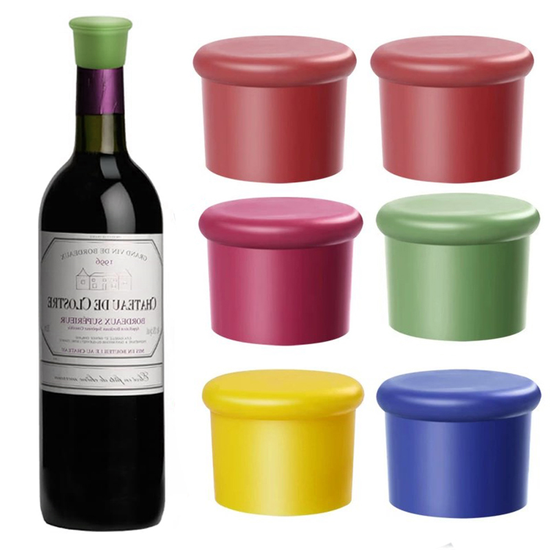Wine Beer Champagne - 1/5 pçs rolhas de vinho reutilizáveis