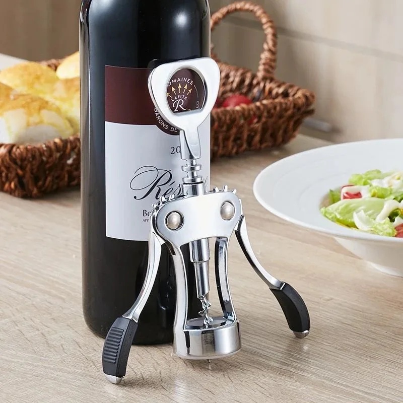Abridor de vinho manual 2 em 1 - Wine Beer Champagne avaliação e preço