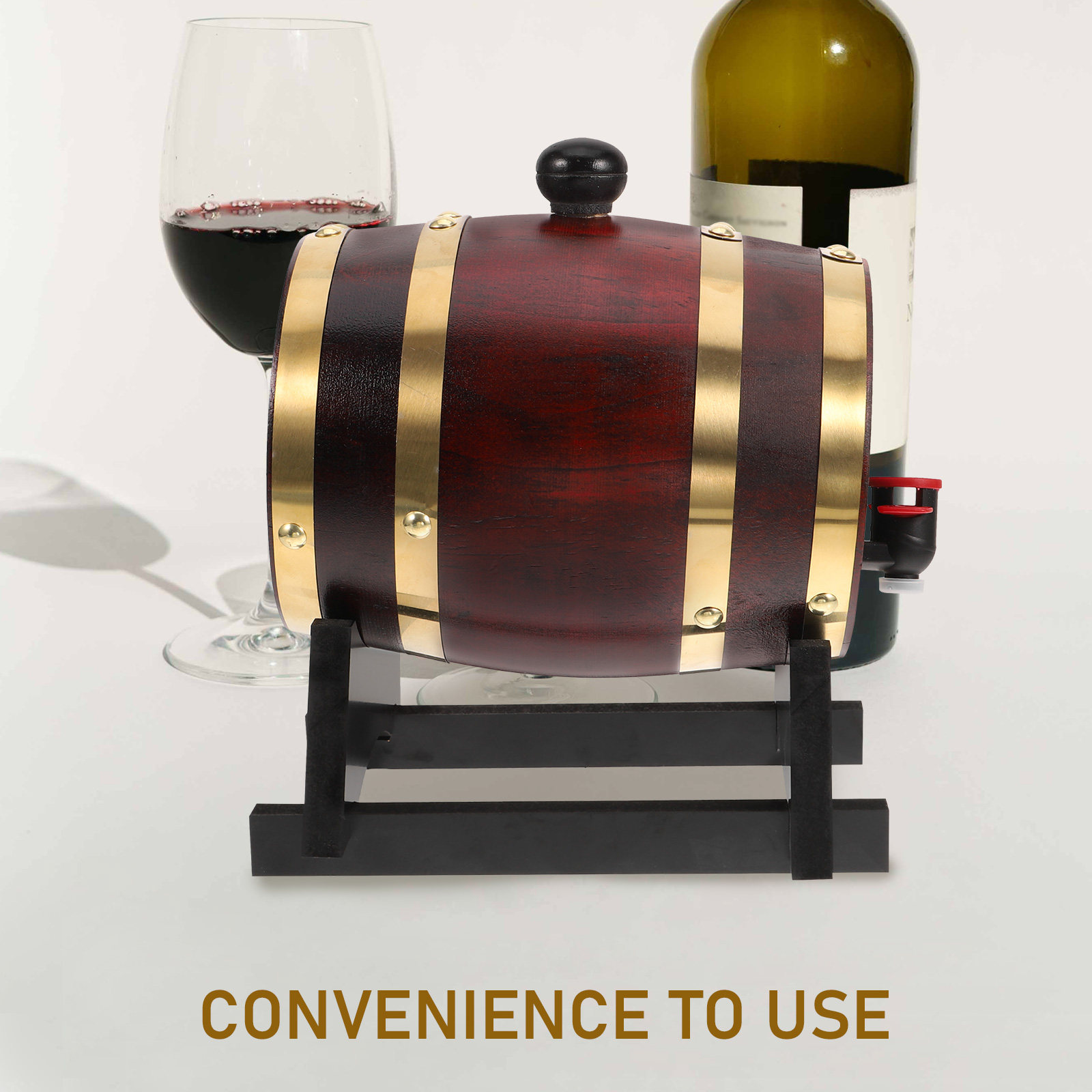 Conjunto de Barril de Madeira  - Wine Beer The Whiskey avaliação e preço