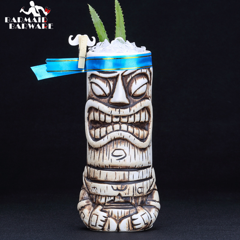 600ml cerâmica tiki caneca cri - Wine Beer Europe avaliação e preço