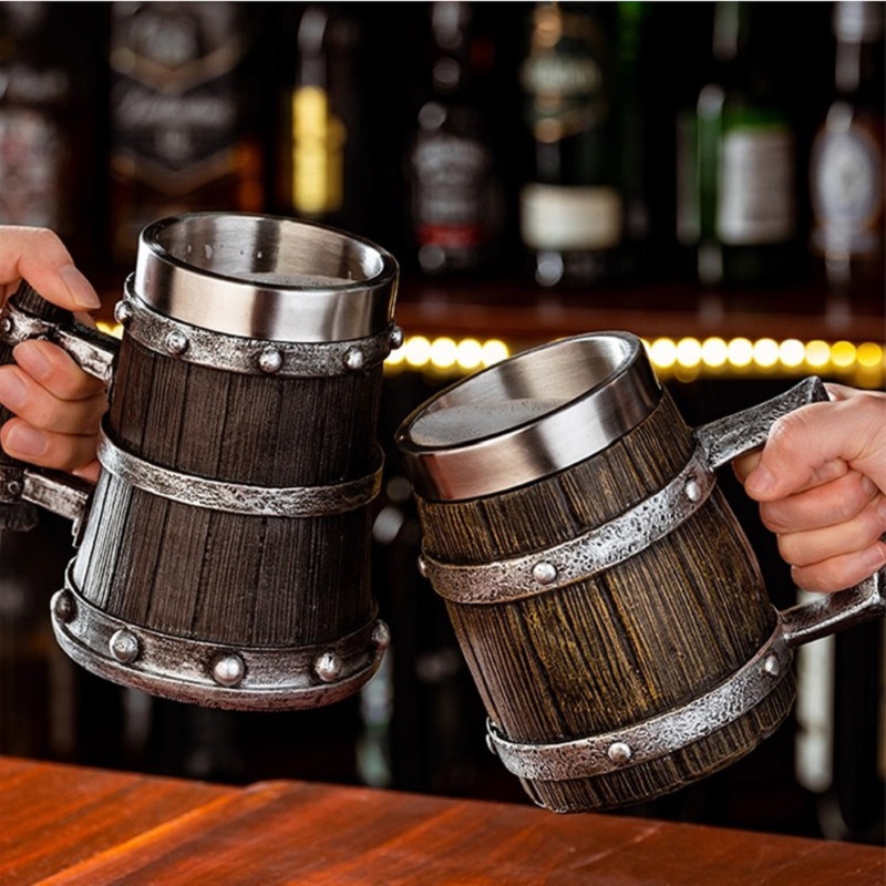 Caneca de cerveja estilo madei - Wine Beer Europe avaliação e preço