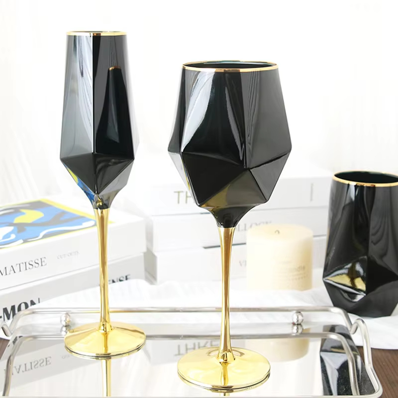 Taça de vidro de vinho com bor - Wine Beer Champagne avaliação e preço