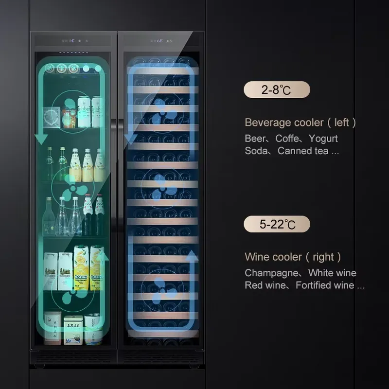 Frigobar Embutido com Duas Por - Wine And Beer Undercounter Fridge avaliação e preço